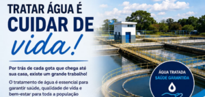 Tratamento de água realizado pelo SAAE de Trombas para garantir qualidade e segurança à população